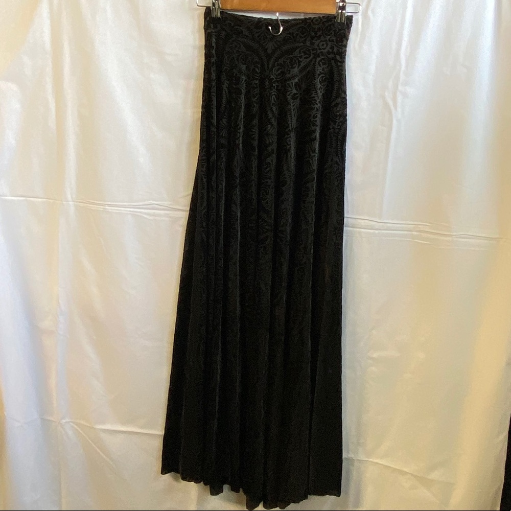 BlackMilk Burned Velvet Maxi Skirt